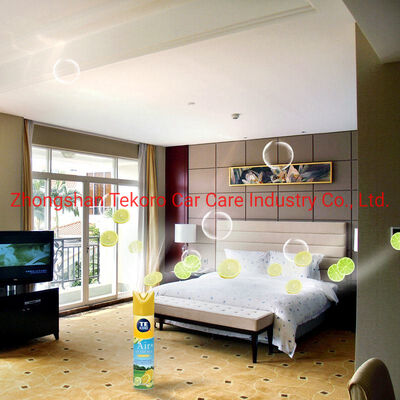 बहुउद्देश्यीय उपयोग के लिए प्राकृतिक सुगंध के साथ टेकोरो एयर फ्रेशनर एयरोसोल स्प्रे और सीई, रोएचएस, एसजीएस, जीएमपी प्रमाणित