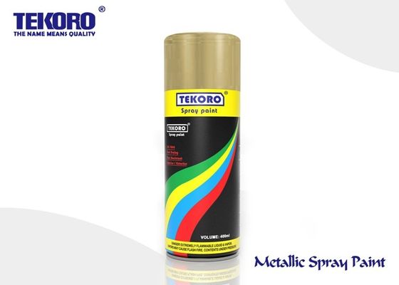 धातु की सजावट के लिए त्वरित सुखाने धातुई स्प्रे पेंट विभिन्न रंग वैकल्पिक