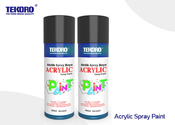 प्लास्टिक और धातु गार्डन सहायक उपकरण के लिए विभिन्न रंगों के ऐक्रेलिक स्प्रे पेंट तेजी से सूख रहे हैं